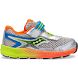 Saucony Ride 10 Jr. Kids' Sneakers Silver / Orange / Green | Canada 756WNBY